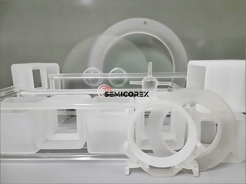 تنش قطعات شیشه کوارتز چقدر است